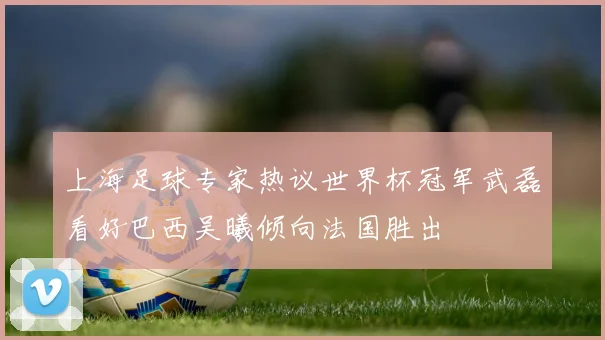 上海足球专家热议世界杯冠军武磊看好巴西吴曦倾向法国胜出